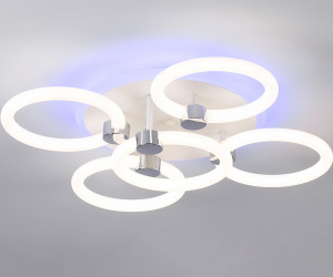 FA3841/4+1 WH белый 70W 3000K-6400K+RGB D538*115 (ПДУ РАДИО 2.4G)