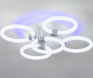 FA3841/4+1 WH белый 70W 3000K-6400K+RGB D538*115 (ПДУ РАДИО 2.4G)