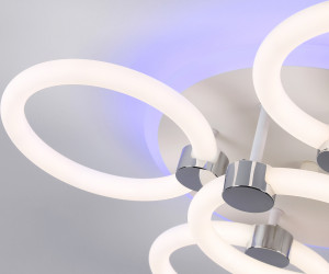 FA3841/4+1 WH белый 70W 3000K-6400K+RGB D538*115 (ПДУ РАДИО 2.4G)