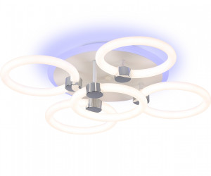 FA3841/4+1 WH белый 70W 3000K-6400K+RGB D538*115 (ПДУ РАДИО 2.4G)