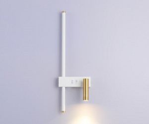 FL5207/2 SWH/GD белый песок/золото LED 4200K 7W+5W 500*160*111.5