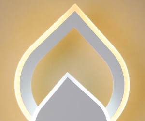 FA566 WH/S белый/песок LED 3000K/6400K 24W 200*200*60