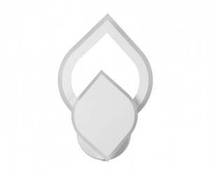 FA566 WH/S белый/песок LED 3000K/6400K 24W 200*200*60