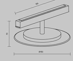 Трековый светильник Technical TR107-4-5W-DS-W