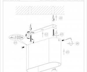 DK2006-RE Светильник накладной IP 20, 50 Вт, GU10, красный, алюминий
