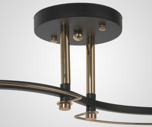 Потолочный светильник P5535-2 BK+GD 000029939