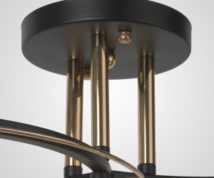 Потолочный светильник P5535-3 BK+GD 000029940