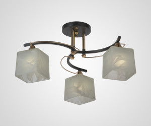 Потолочный светильник P5535-3 BK+GD 000029940