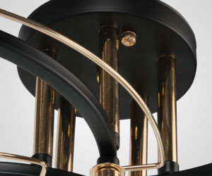 Потолочный светильник P5535-5 BK+GD 000029941