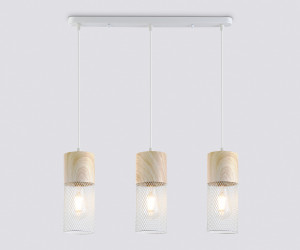 TR8499/3 WH/WD белый/дерево E27/3 max 60W 550*100*1000