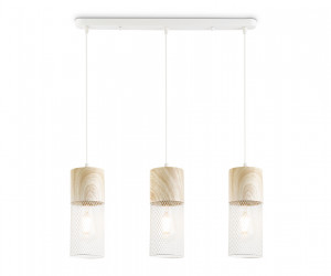 TR8499/3 WH/WD белый/дерево E27/3 max 60W 550*100*1000