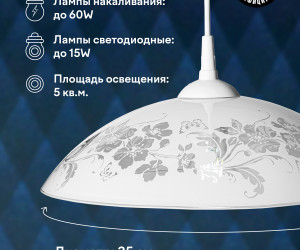 Подвесной светильник R1002-1P-350 WT 000031172