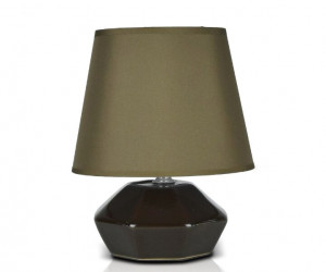 А-LE560A Brown+Brown абажур, размер: 180*180*230мм (24) светильник настольный