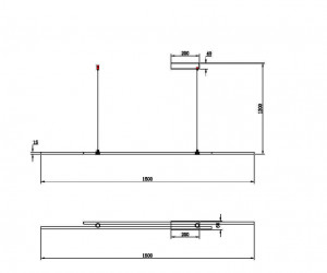 Подвесной светильник Maytoni MOD005PL-L48BSK