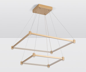 FL5599/2+8 GD золотой 60W 3000K/4200K/6400K 600*600*1300 (без ПДУ)