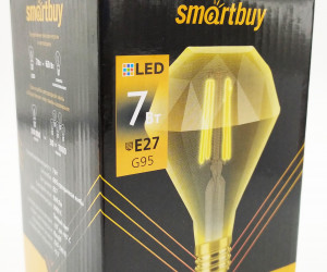 Светодиодная (LED) Лампа ART Smartbuy-G95Dimond-7W/3000/E27