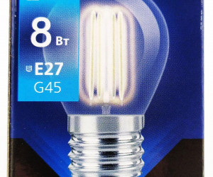 Светодиодная (LED)FIL Лампа Smartbuy-G45-8W/6000/E27 (SBL-G45F-8-60K-E27)
