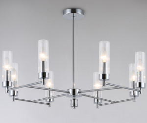 LH55152/8 CH/CL хром/прозрачный E14/8 max 40W D765*520