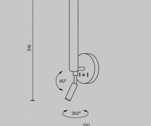 Настенный светильник (бра) Maytoni MOD214WL-L8W3K1