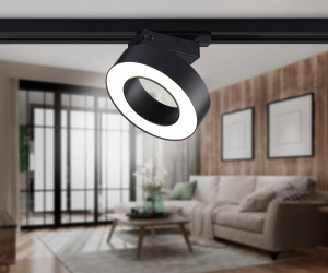 GL6868 BK черный LED 15W 4200K D115*80