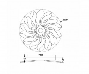 Потолочный светильник Freya FR10023CL-L127W