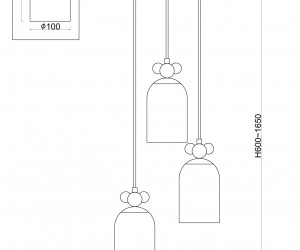 Подвесной светильник Freya FR5365PL-03CH