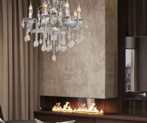 Подвесная люстра 6628S-8 SBG 000023785