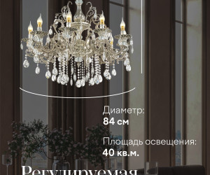 Подвесная люстра 6628S-10 SBG 000023786