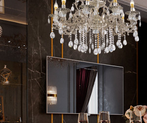 Подвесная люстра 6628S-10 SBG 000023786