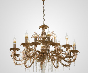 Подвесная люстра 6686-10+5 GD 000023793