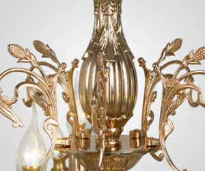 Подвесная люстра 6686-10+5 GD 000023793