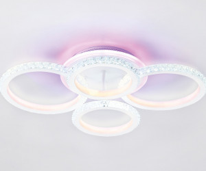 FA9524/2+2 WH белый 92W 6400K/3000K+RGB 560*370*110 (ПДУ РАДИО 2.4G)