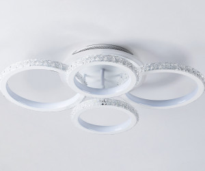 FA9524/2+2 WH белый 92W 6400K/3000K+RGB 560*370*110 (ПДУ РАДИО 2.4G)