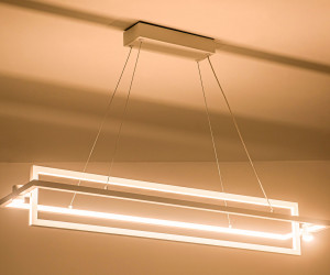 FL5735/2+2 WH белый 45W 3000K/4200K/6400K 900*220*1300 (без ПДУ)