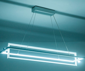 FL5735/2+2 WH белый 45W 3000K/4200K/6400K 900*220*1300 (без ПДУ)