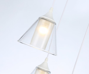 TR3553/3 WH/CL/FR белый/прозрачный/белый матовый E27/3 max 40W D340*800