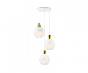 TR8503/3 WH/CP белый/медь E27/3 max 60W D410*1000