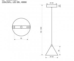 Подвесной светильник Lussole LSP-4035