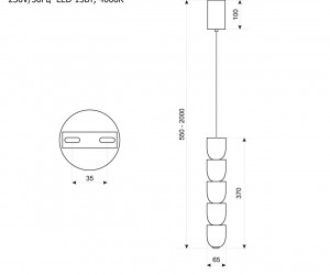 Подвесной светильник Lussole LSP-4038