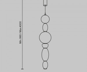 Подвесной светильник Maytoni MOD297PL-L24BS3K