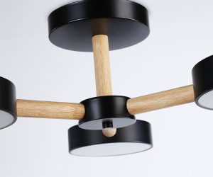 FL4823/3 BK черный 3000K-6400K 40W D580*160 (ПДУ ИК)