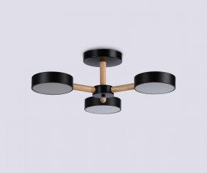 FL4823/3 BK черный 3000K-6400K 40W D580*160 (ПДУ ИК)