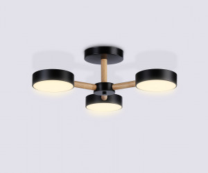 FL4823/3 BK черный 3000K-6400K 40W D580*160 (ПДУ ИК)