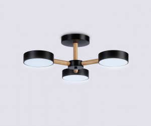 FL4823/3 BK черный 3000K-6400K 40W D580*160 (ПДУ ИК)