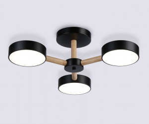 FL4823/3 BK черный 3000K-6400K 40W D580*160 (ПДУ ИК)