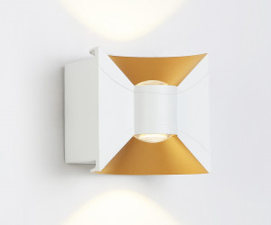 ST4471 WH/GD белый/золото LED 4200K 6W IP54 92*98*55