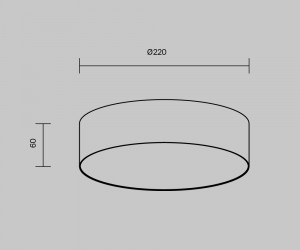Потолочный светильник Technical C032CL-24W3K-RD-B