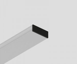 Комплект торцевых заглушек (2 шт.) для треков Air, серия Base, пластик, чёрный