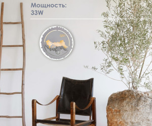 Настенный светильник 6276W 33W GR 000028223