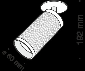 Потолочный светильник Technical C037CL-01W